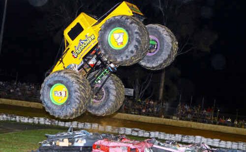 Stockland Park in Kawana will be the scene of serious monster truck action Saturday night. Stockland Park in Kawana will be the scene of serious monster truck action Saturday night.
